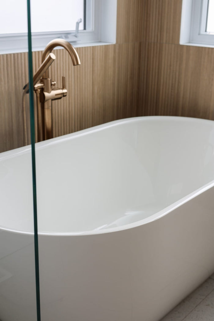 Salle de bain à Valleyfield (céramique look bois)