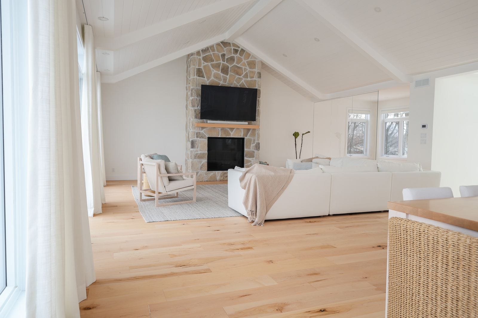 Plancher de bois franc