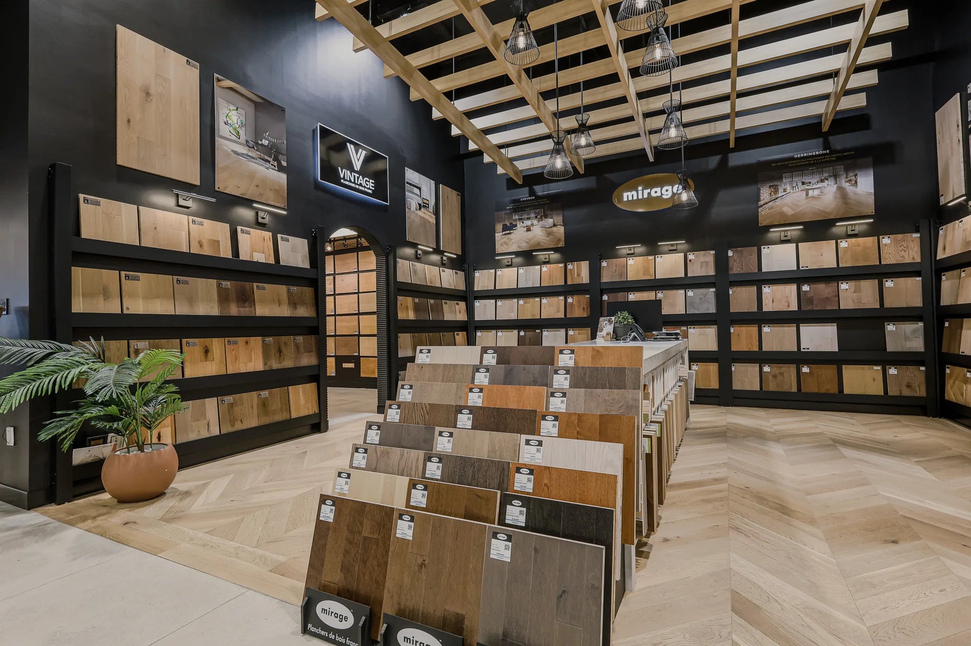 Inside our showroom